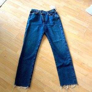 Brand New With Tags Agolde Criss-Cross Frayed Size 27